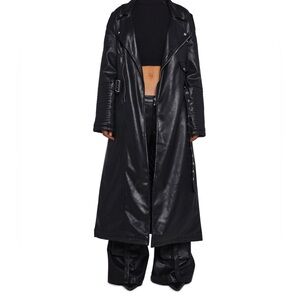 Moto trench jacket 💖